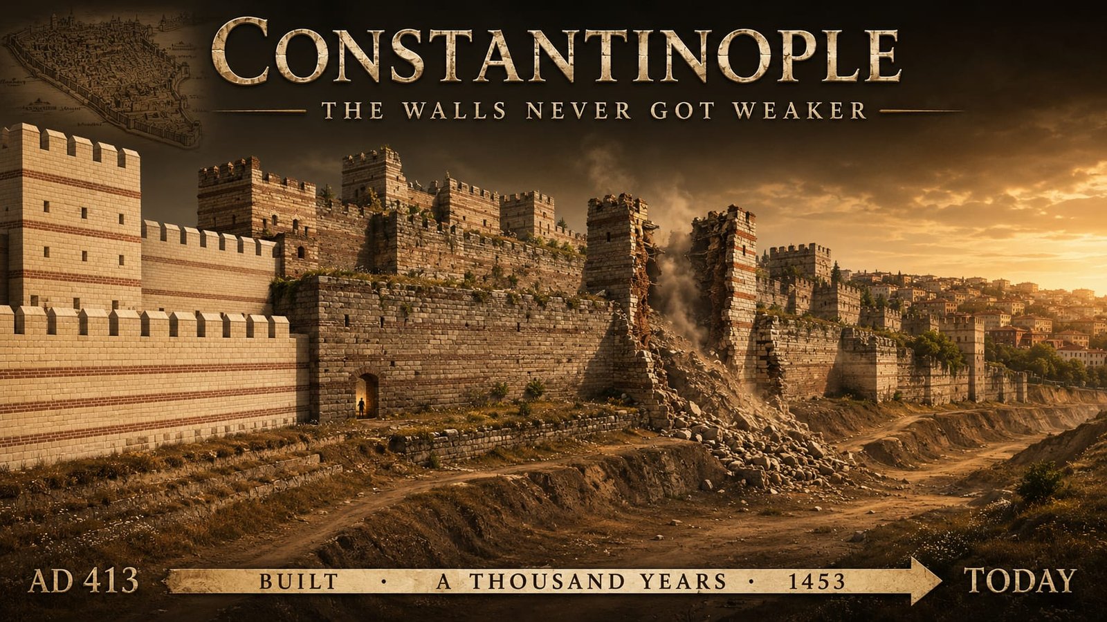 Constantinople, refounded AD 330
