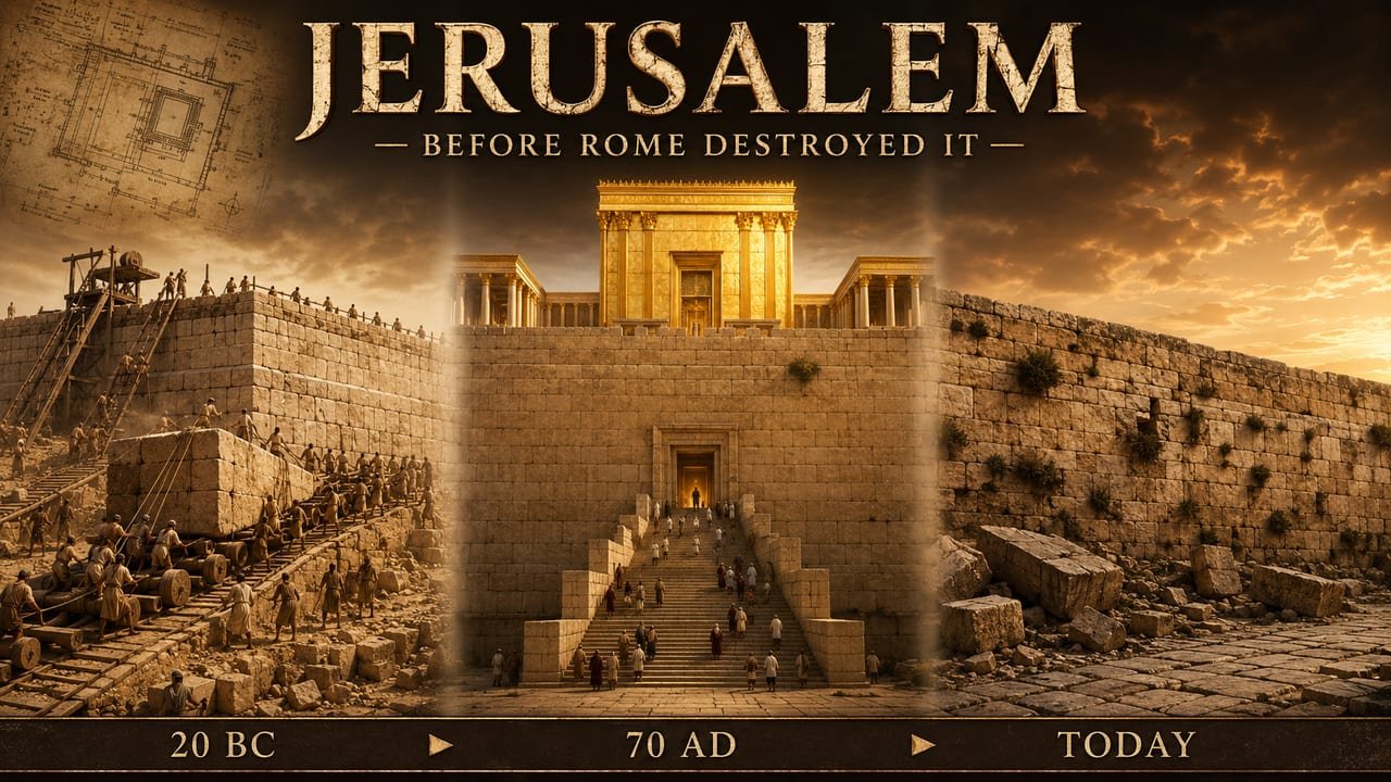 Jerusalem Before Rome Destroyed It, Herodian rebuild from c. 20 BC