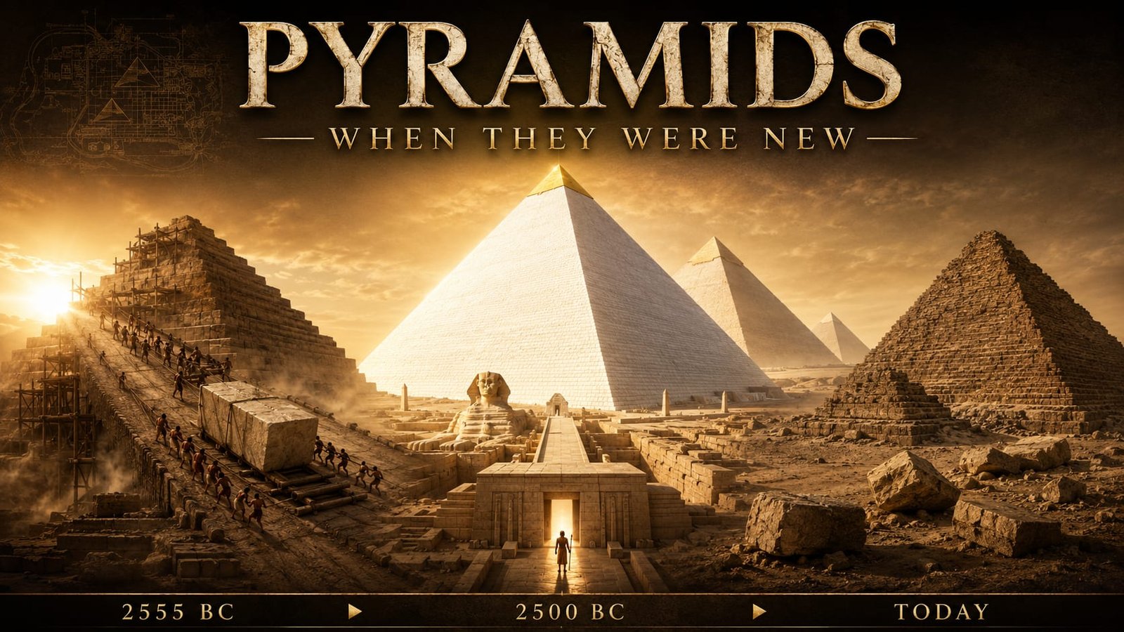 The Pyramids of Giza, c. 2560 BC